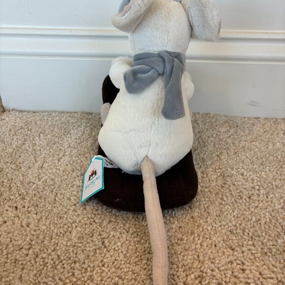 NWT Merry Mouse Sleighing Jellycat Plush Toy - Picture 4 of 11